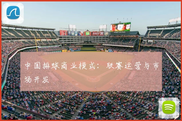 中国排球商业模式:联赛运营与市场开发